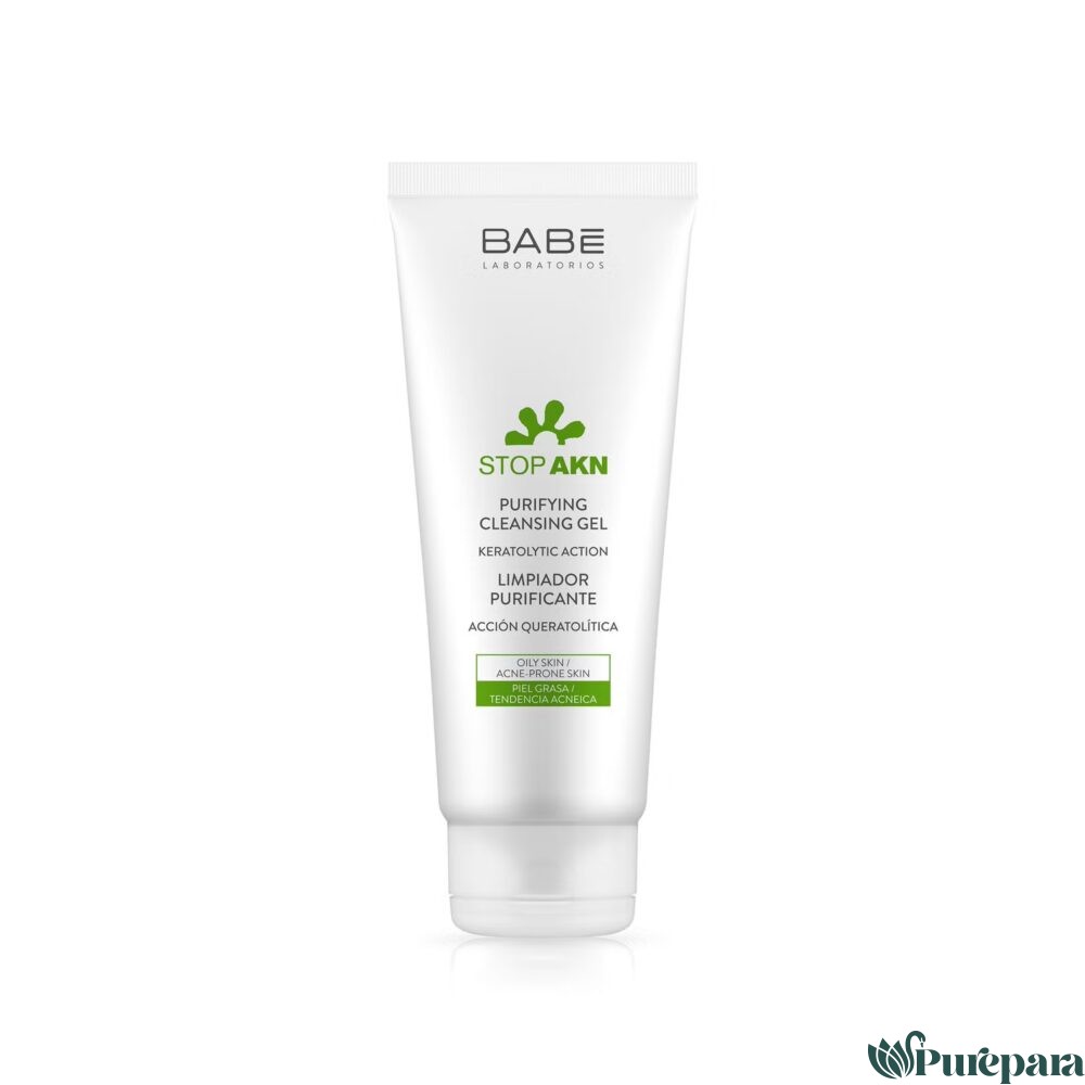 Babé Stop AKN Gel Purifiant Nettoyant Peau Grasse ou Acnéique 200ml
